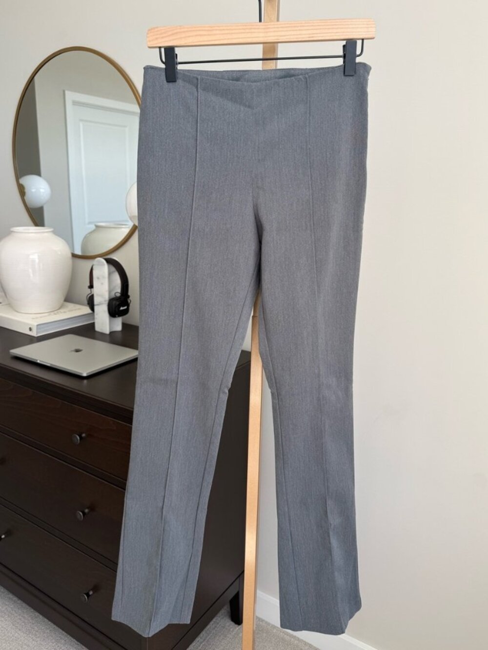 H&M DIVIDED Slit-Hem Flared Pants